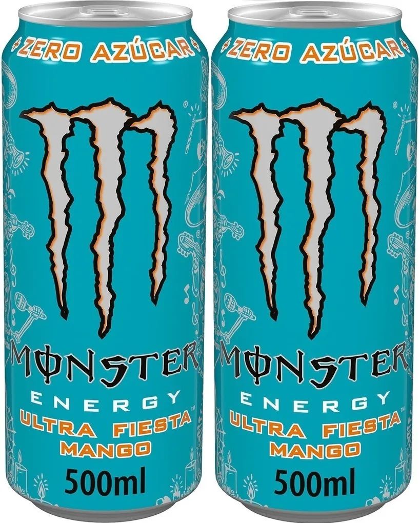 Энергетический напиток Monster Energy Фиеста Ультра Манго 500мл*2 шт, Энергетический напиток
Энергетический напиток Monster Energy Фиеста Ультра Манго 500мл*2 шт, Энергетический напиток