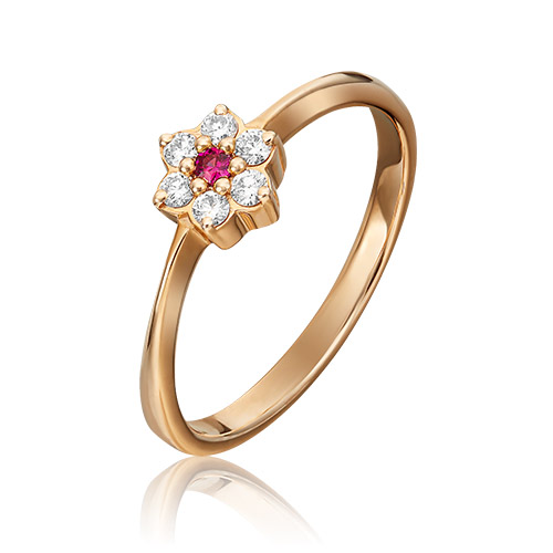 Кольцо из золота р. 17,5 PLATINA jewelry 01-0313-00-107-1110-30, рубин\бриллиант, 01-0313-00-107-1110-30
Кольцо из золота р. 17,5 PLATINA jewelry 01-0313-00-107-1110-30, рубин\бриллиант, 01-0313-00-107-1110-30