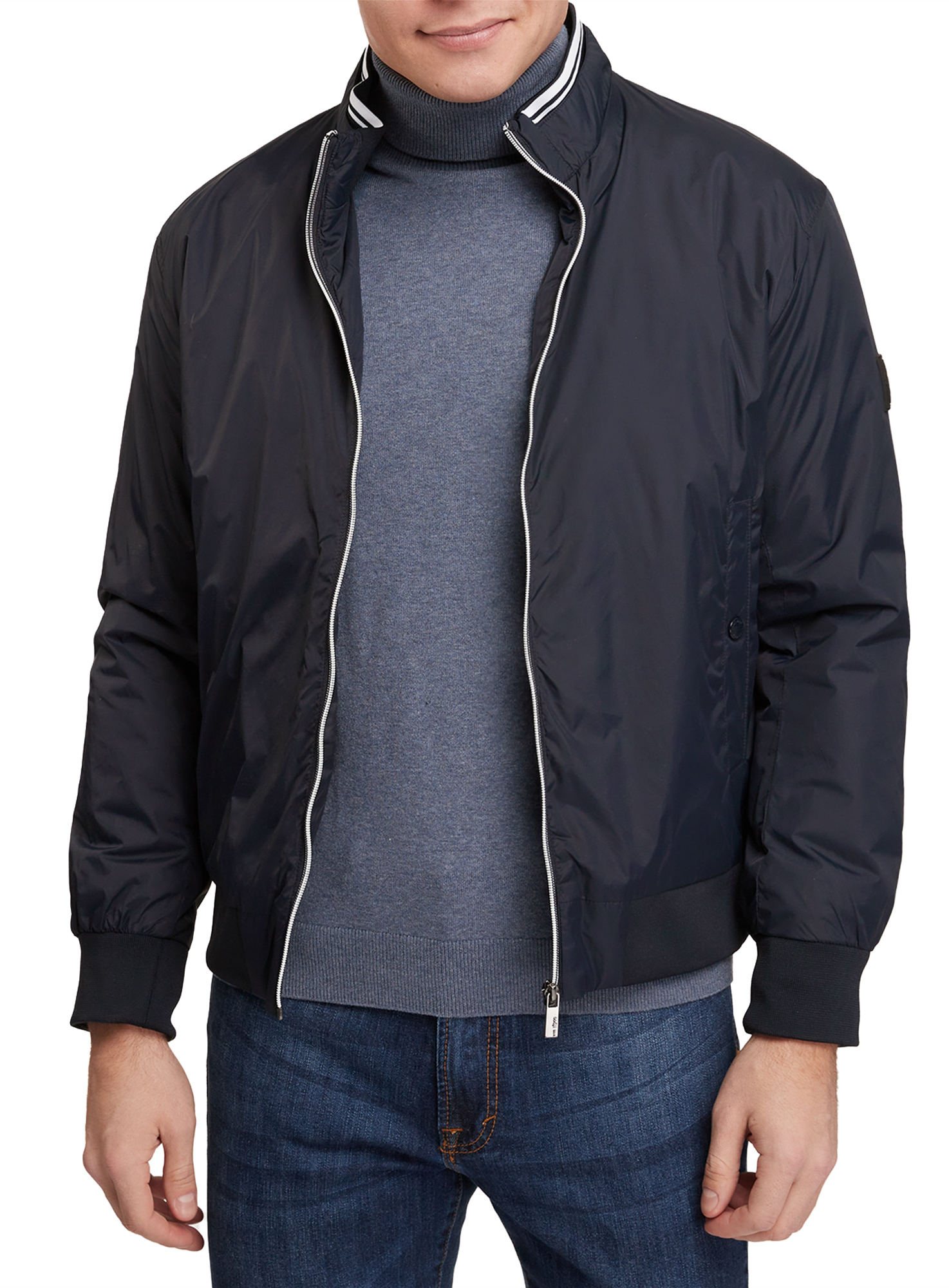 фото Ветровка мужская oodji 1l524003m синяя 2xl