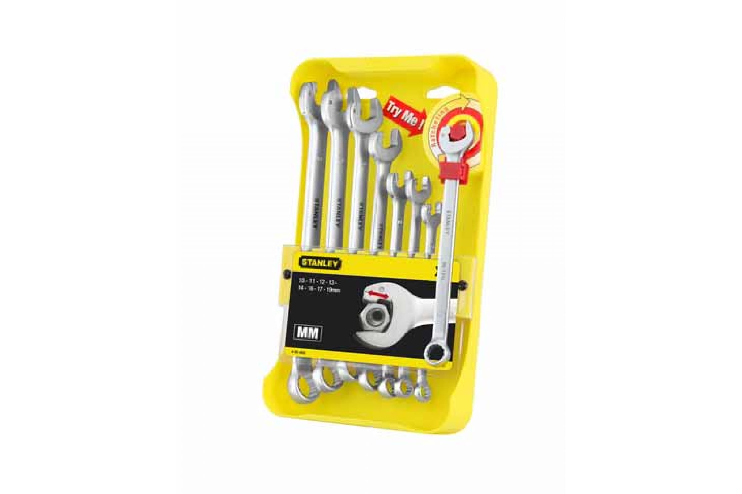 Stanley Набор из 8-ми комбинированных гаечных ключей Ratcheting Wrench 10-19мм 4-95-660
Stanley Набор из 8-ми комбинированных гаечных ключей Ratcheting Wrench 10-19мм 4-95-660
