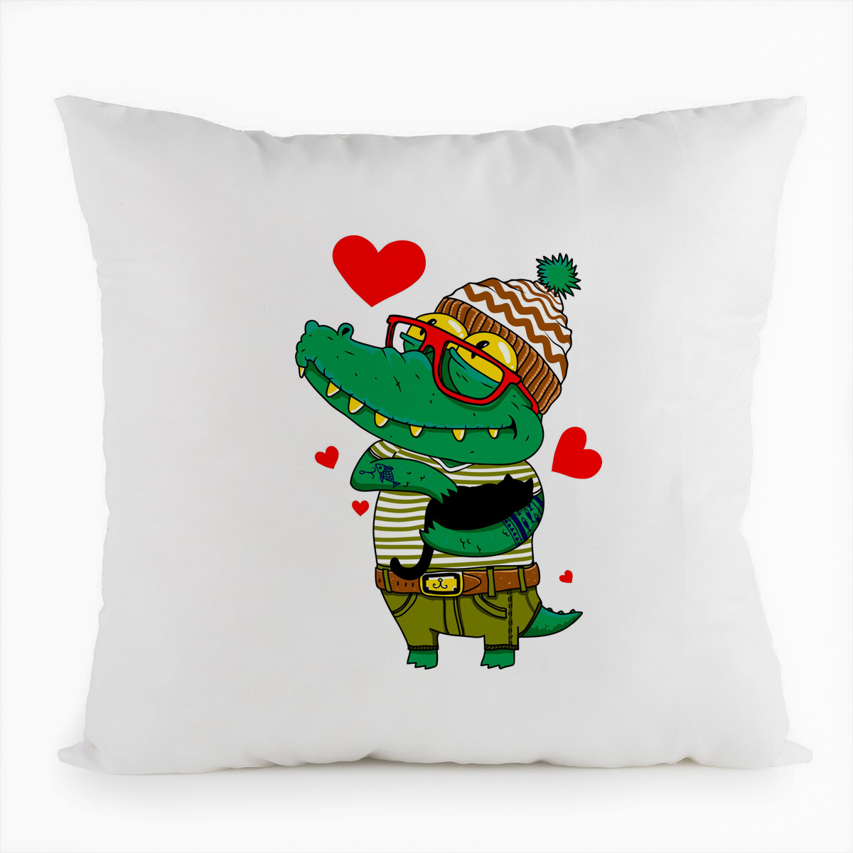Подушка белая CoolPodarok Иллюстрация. Крокодильчик, Белый
Подушка белая CoolPodarok Иллюстрация. Крокодильчик, Белый