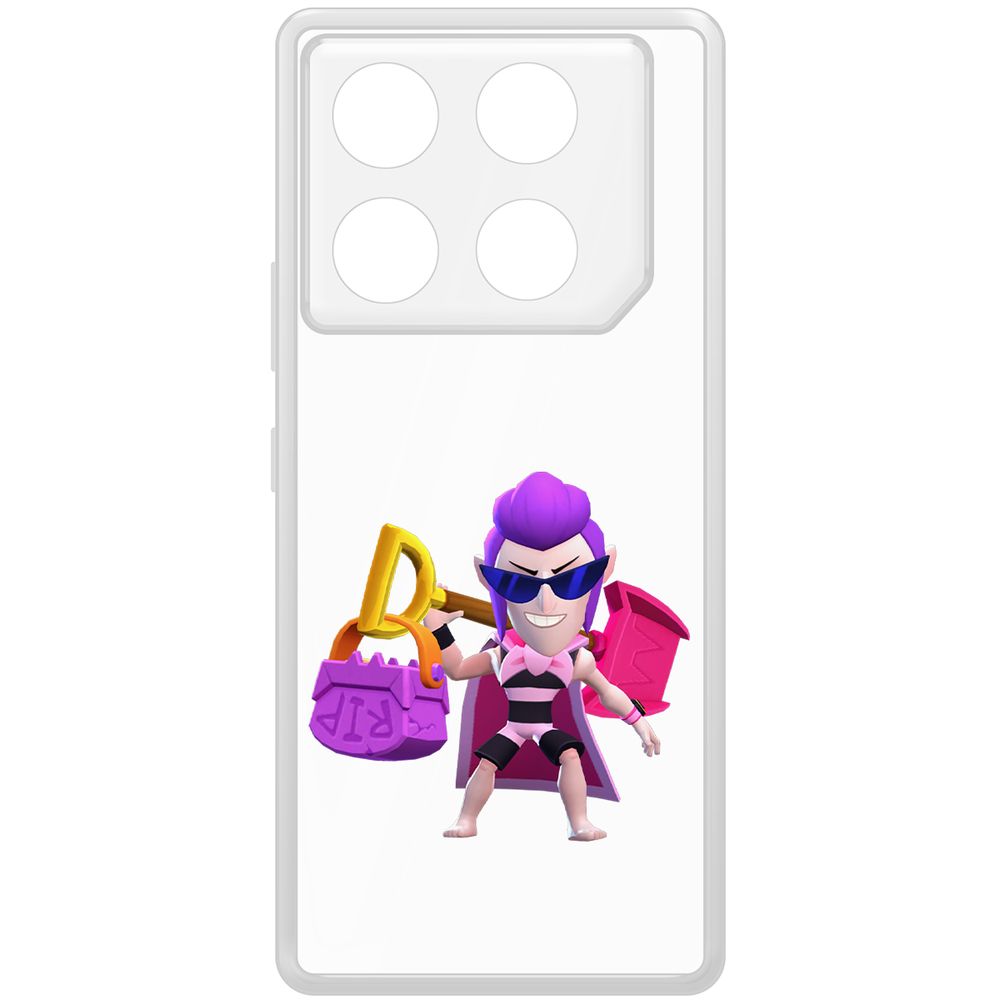 Чехол-накладка Krutoff Clear Case Brawl Stars-Пляжный Мортис для INFINIX GT 20 Pro, Прозрачный
Чехол-накладка Krutoff Clear Case Brawl Stars-Пляжный Мортис для INFINIX GT 20 Pro, Прозрачный