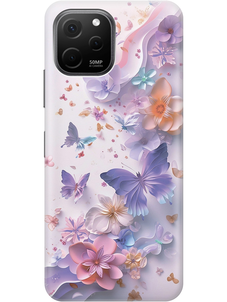 Силиконовый чехол на Huawei nova Y61 с принтом "Фиолетовые бабочки и бумажные цветы", Прозрачный;розовый;фиолетовый, 762098522
Силиконовый чехол на Huawei nova Y61 с принтом "Фиолетовые бабочки и бумажные цветы", Прозрачный;розовый;фиолетовый, 762098522