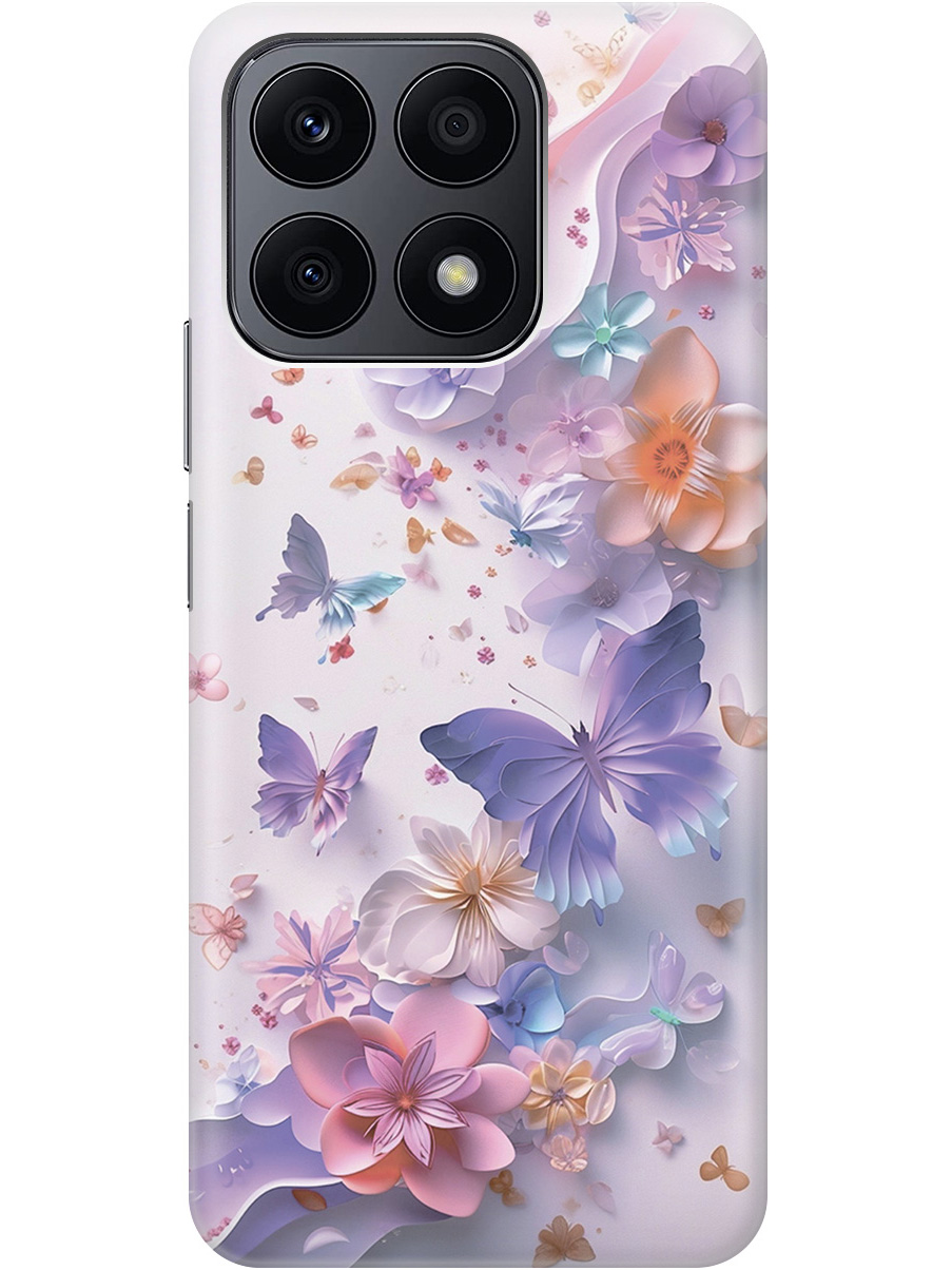 Силиконовый чехол на Honor X8a с принтом "Фиолетовые бабочки и бумажные цветы", Прозрачный;розовый;фиолетовый, 768741622
Силиконовый чехол на Honor X8a с принтом "Фиолетовые бабочки и бумажные цветы", Прозрачный;розовый;фиолетовый, 768741622