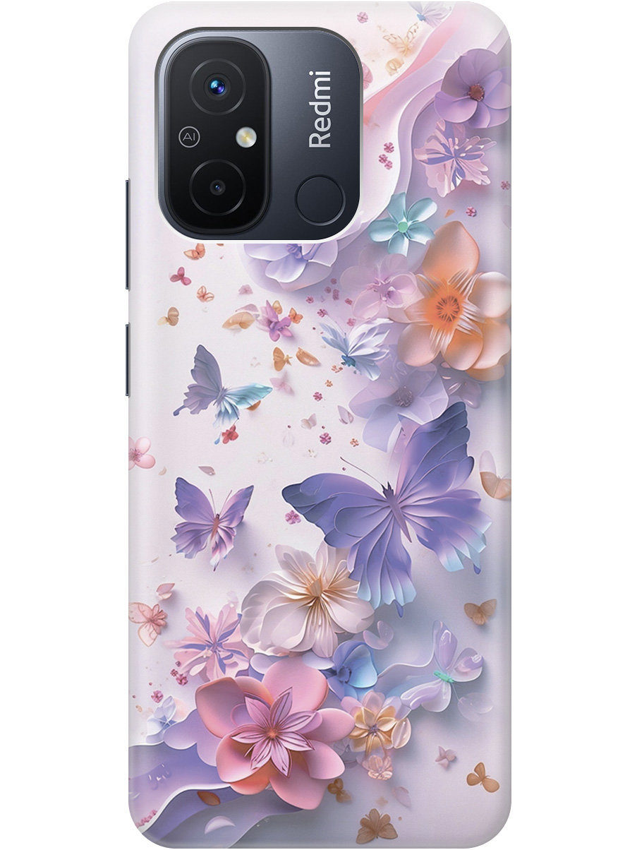 Силиконовый чехол на Xiaomi Redmi 12C с принтом "Фиолетовые бабочки и бумажные цветы", Прозрачный;розовый;фиолетовый, 766734822
Силиконовый чехол на Xiaomi Redmi 12C с принтом "Фиолетовые бабочки и бумажные цветы", Прозрачный;розовый;фиолетовый, 766734822