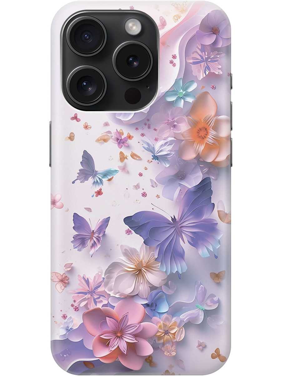 Силиконовый чехол на Apple iPhone 15 Pro с принтом "Фиолетовые бабочки и бумажные цветы", Прозрачный;розовый;фиолетовый, 775148022
Силиконовый чехол на Apple iPhone 15 Pro с принтом "Фиолетовые бабочки и бумажные цветы", Прозрачный;розовый;фиолетовый, 775148022