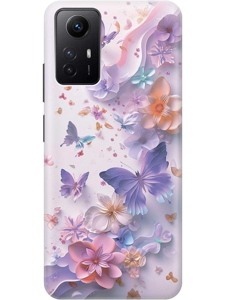 Силиконовый чехол на Xiaomi Redmi Note 12s с принтом "Фиолетовые бабочки и бумажные цветы", Прозрачный;розовый;фиолетовый, 778676922
Силиконовый чехол на Xiaomi Redmi Note 12s с принтом "Фиолетовые бабочки и бумажные цветы", Прозрачный;розовый;фиолетовый, 778676922