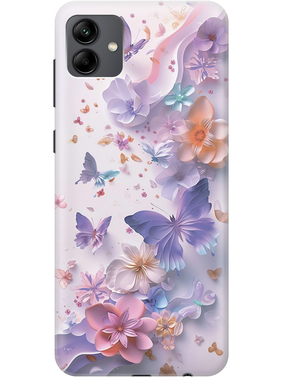 Силиконовый чехол на Samsung Galaxy A04 с принтом "Фиолетовые бабочки и бумажные цветы", Прозрачный;розовый;фиолетовый, 766735022
Силиконовый чехол на Samsung Galaxy A04 с принтом "Фиолетовые бабочки и бумажные цветы", Прозрачный;розовый;фиолетовый, 766735022