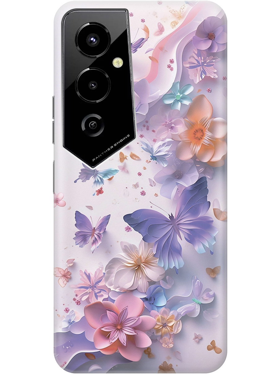 Силиконовый чехол на Tecno Pova 4 Pro с принтом "Фиолетовые бабочки и бумажные цветы", Прозрачный;розовый;фиолетовый, 762091522
Силиконовый чехол на Tecno Pova 4 Pro с принтом "Фиолетовые бабочки и бумажные цветы", Прозрачный;розовый;фиолетовый, 762091522