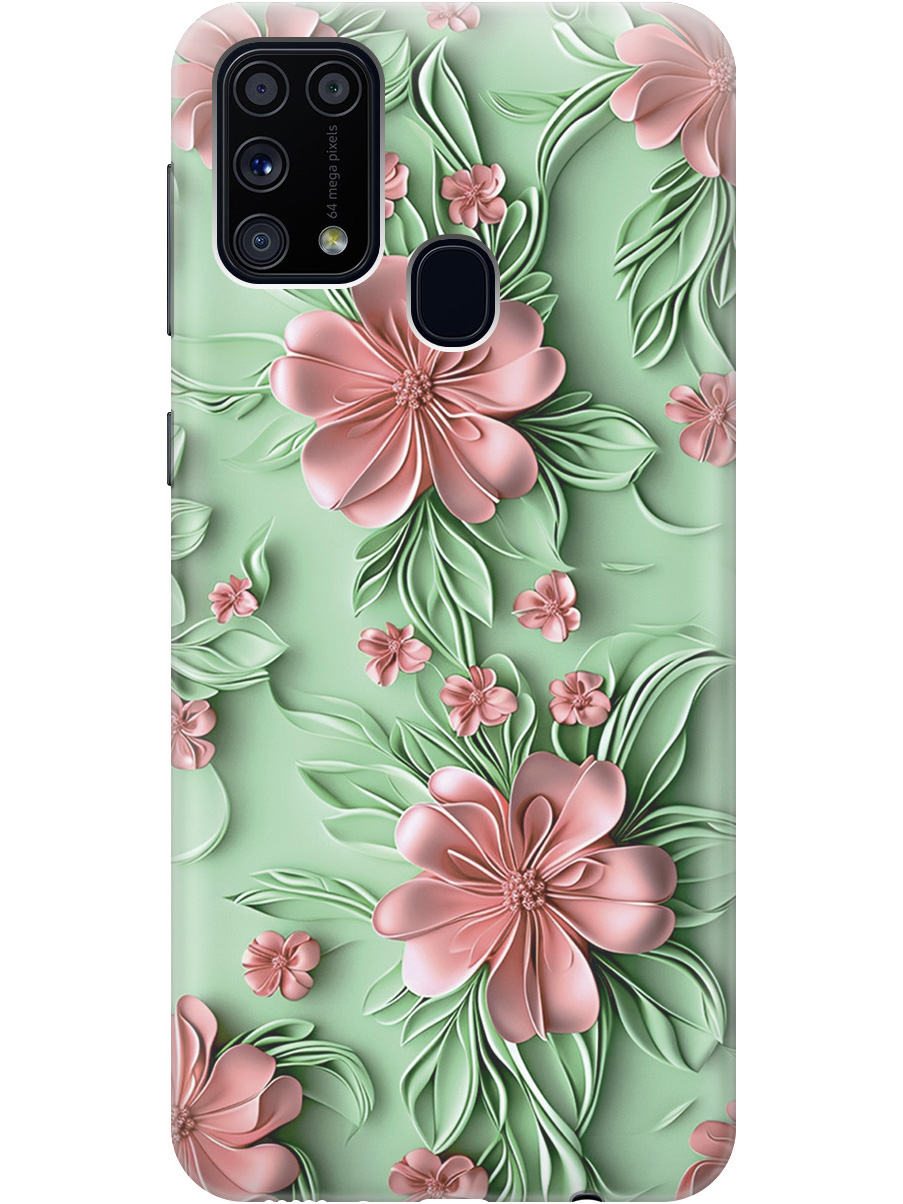 Силиконовый чехол на Samsung Galaxy M31 с принтом "Розовые цветы на мятном фоне", Прозрачный;зеленый;розовый, 722999221
Силиконовый чехол на Samsung Galaxy M31 с принтом "Розовые цветы на мятном фоне", Прозрачный;зеленый;розовый, 722999221
