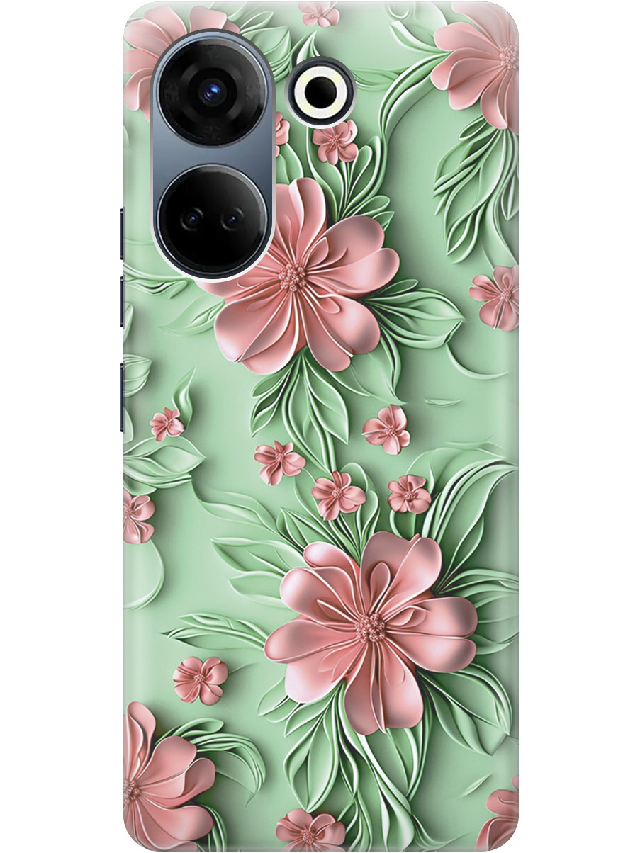 Силиконовый чехол на Tecno Camon 20 / 20 Pro с принтом "Розовые цветы на мятном фоне", Прозрачный;зеленый;розовый, 772566021
Силиконовый чехол на Tecno Camon 20 / 20 Pro с принтом "Розовые цветы на мятном фоне", Прозрачный;зеленый;розовый, 772566021