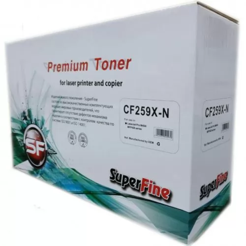 Картридж для лазерного принтера SuperFine SF-CF259X/CRG057H черный, совместимый, SF-CF259X/CRG057H
Картридж для лазерного принтера SuperFine SF-CF259X/CRG057H черный, совместимый, SF-CF259X/CRG057H