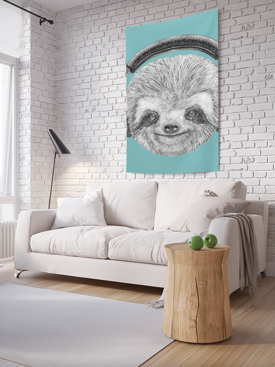 Вертикальное фотопанно на стену JoyArty Ленивец меломан 150x200 см, Ленивец меломан
Вертикальное фотопанно на стену JoyArty Ленивец меломан 150x200 см, Ленивец меломан