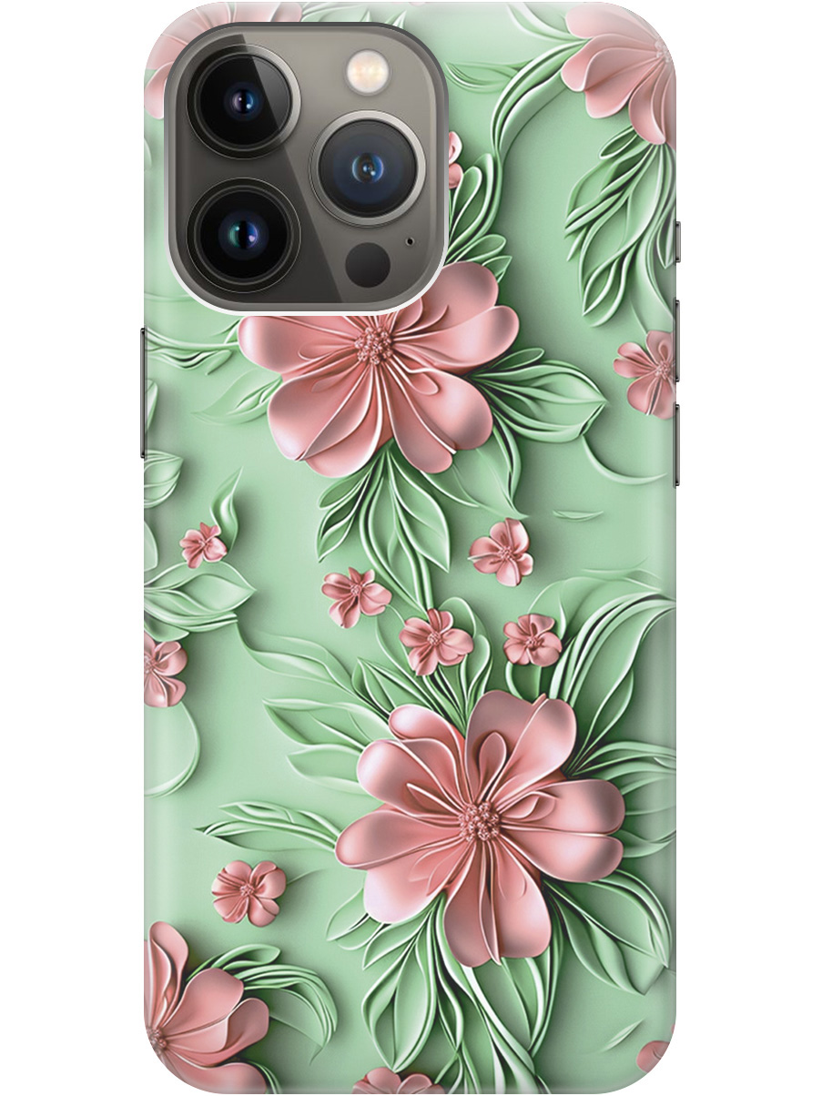 Силиконовый чехол на Apple iPhone 13 Pro Max с принтом "Розовые цветы на мятном фоне", Прозрачный;зеленый;розовый, 732247321
Силиконовый чехол на Apple iPhone 13 Pro Max с принтом "Розовые цветы на мятном фоне", Прозрачный;зеленый;розовый, 732247321