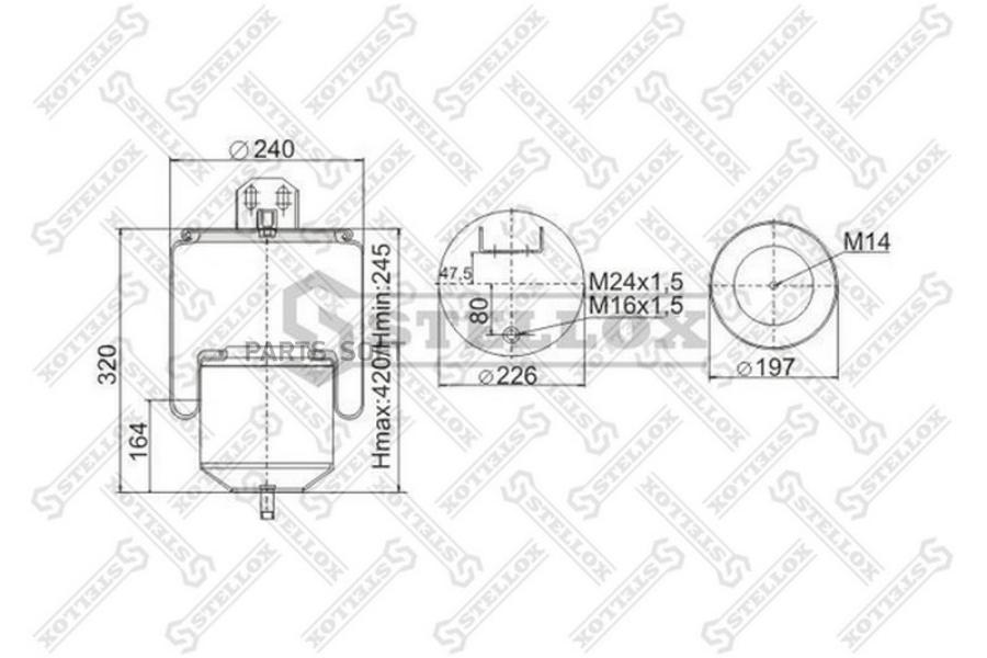 Пневмоп. со ст. 1шп-шт.M16/24 смещ.80+кроншт.4отв.Порш сталь 1шп.M14Volvo FM/FH9/12/16
Пневмоп. со ст. 1шп-шт.M16/24 смещ.80+кроншт.4отв.Порш сталь 1шп.M14Volvo FM/FH9/12/16