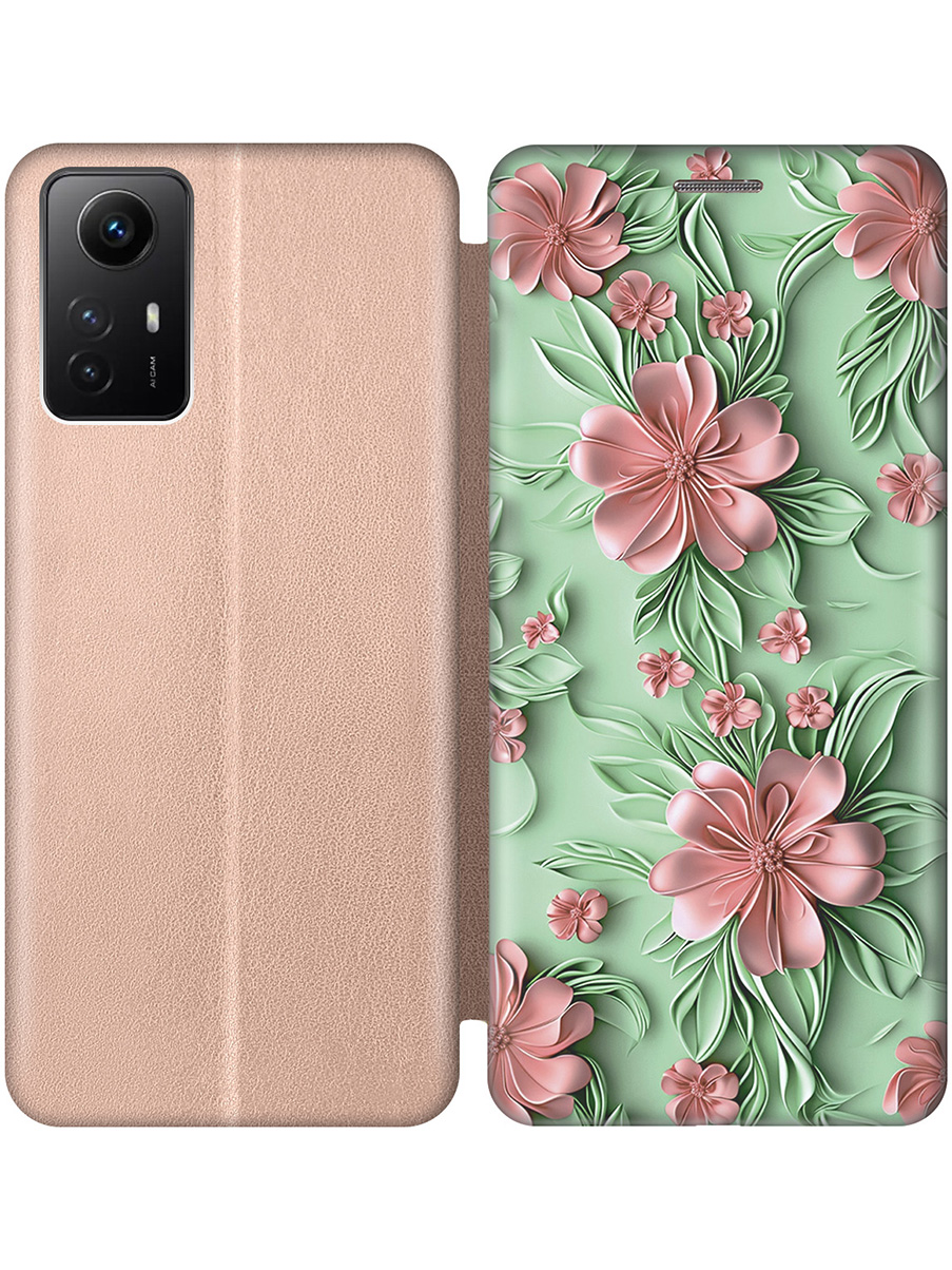 Чехол-книжка на Xiaomi Redmi Note 12s с принтом "Розовые цветы на мятном фоне" золотой, Золотистый;зеленый;розовый, 778676921
Чехол-книжка на Xiaomi Redmi Note 12s с принтом "Розовые цветы на мятном фоне" золотой, Золотистый;зеленый;розовый, 778676921