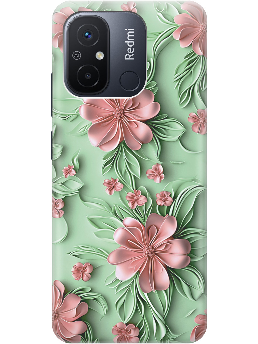 Силиконовый чехол на Xiaomi Redmi 12C с принтом "Розовые цветы на мятном фоне", Прозрачный;зеленый;розовый, 766734821
Силиконовый чехол на Xiaomi Redmi 12C с принтом "Розовые цветы на мятном фоне", Прозрачный;зеленый;розовый, 766734821