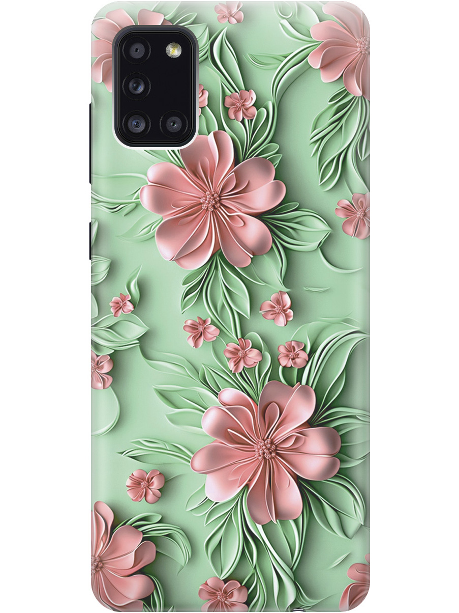 Силиконовый чехол на Samsung Galaxy A31 с принтом "Розовые цветы на мятном фоне", Прозрачный;зеленый;розовый, 722871921
Силиконовый чехол на Samsung Galaxy A31 с принтом "Розовые цветы на мятном фоне", Прозрачный;зеленый;розовый, 722871921