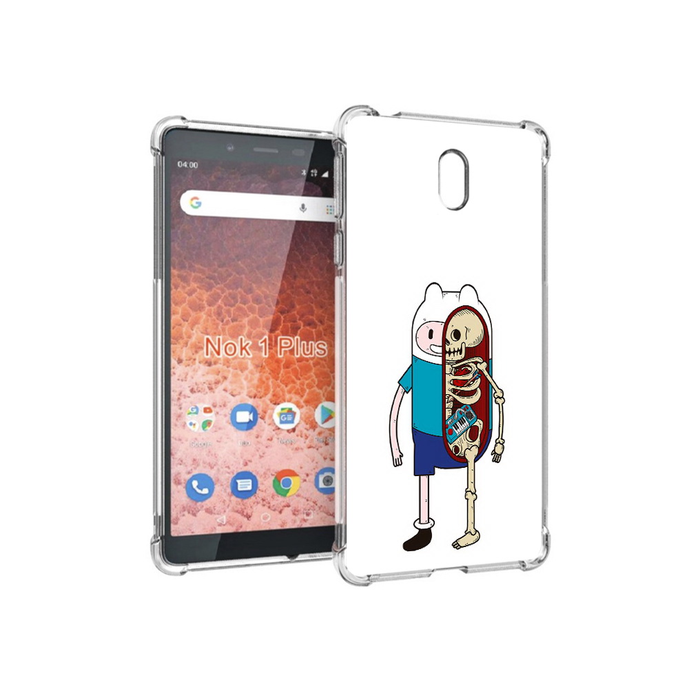 Чехол MyPads Tocco для Nokia 1 Plus Финн скелет (PT129147.112.187), Прозрачный, Tocco 
Чехол MyPads Tocco для Nokia 1 Plus Финн скелет (PT129147.112.187), Прозрачный, Tocco