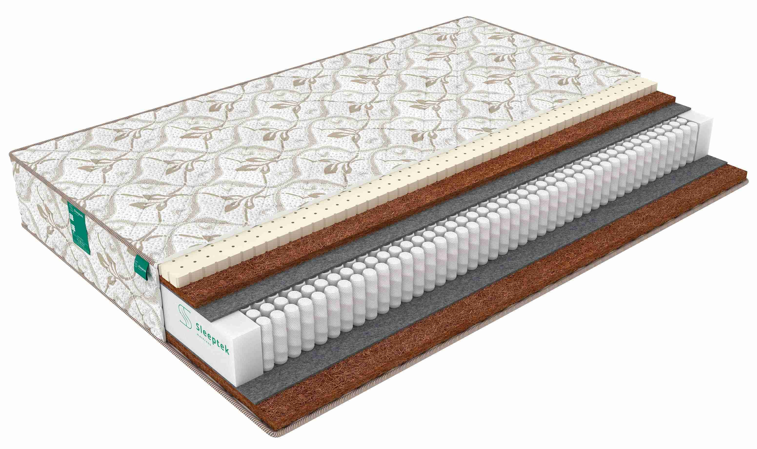 Матрас пружинный Sleeptek Perfect LatexStrong Cocos/brdmtr466198 70х180, Белый, Perfect LatexStrong Cocos
Матрас пружинный Sleeptek Perfect LatexStrong Cocos/brdmtr466198 70х180, Белый, Perfect LatexStrong Cocos