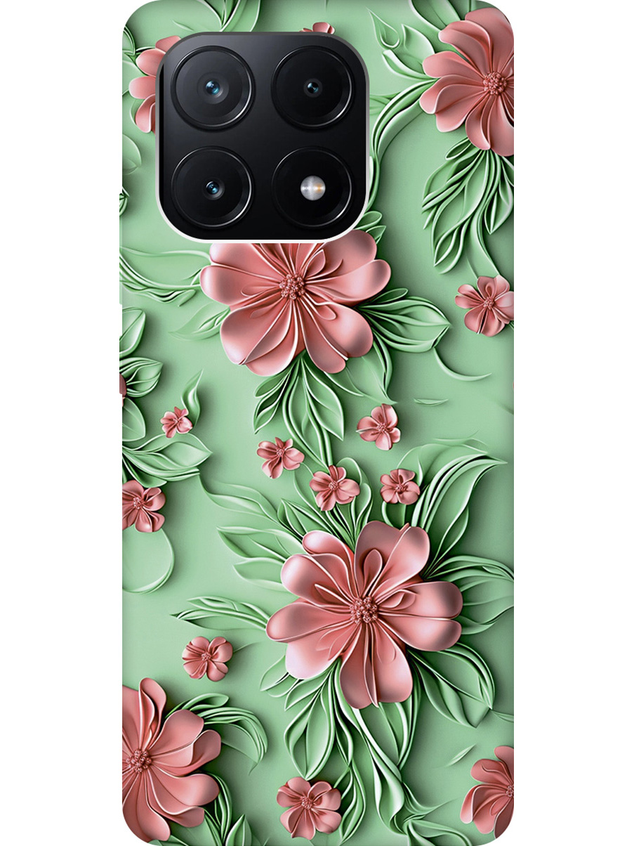 Силиконовый чехол на Xiaomi Poco X6 Pro 5G с принтом "Розовые цветы на мятном фоне", Прозрачный;зеленый;розовый, 780484121
Силиконовый чехол на Xiaomi Poco X6 Pro 5G с принтом "Розовые цветы на мятном фоне", Прозрачный;зеленый;розовый, 780484121