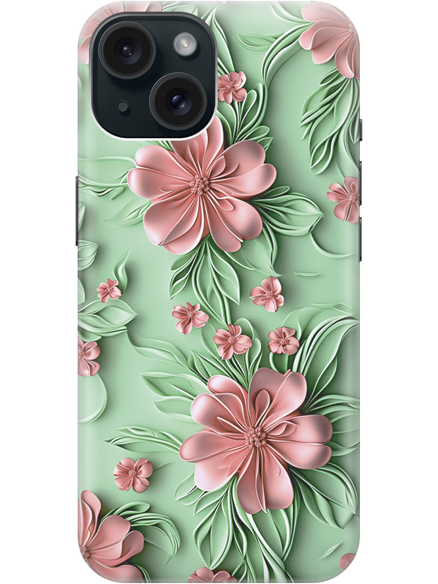 Силиконовый чехол на Apple iPhone 15 с принтом "Розовые цветы на мятном фоне", Прозрачный;зеленый;розовый, 775147821
Силиконовый чехол на Apple iPhone 15 с принтом "Розовые цветы на мятном фоне", Прозрачный;зеленый;розовый, 775147821