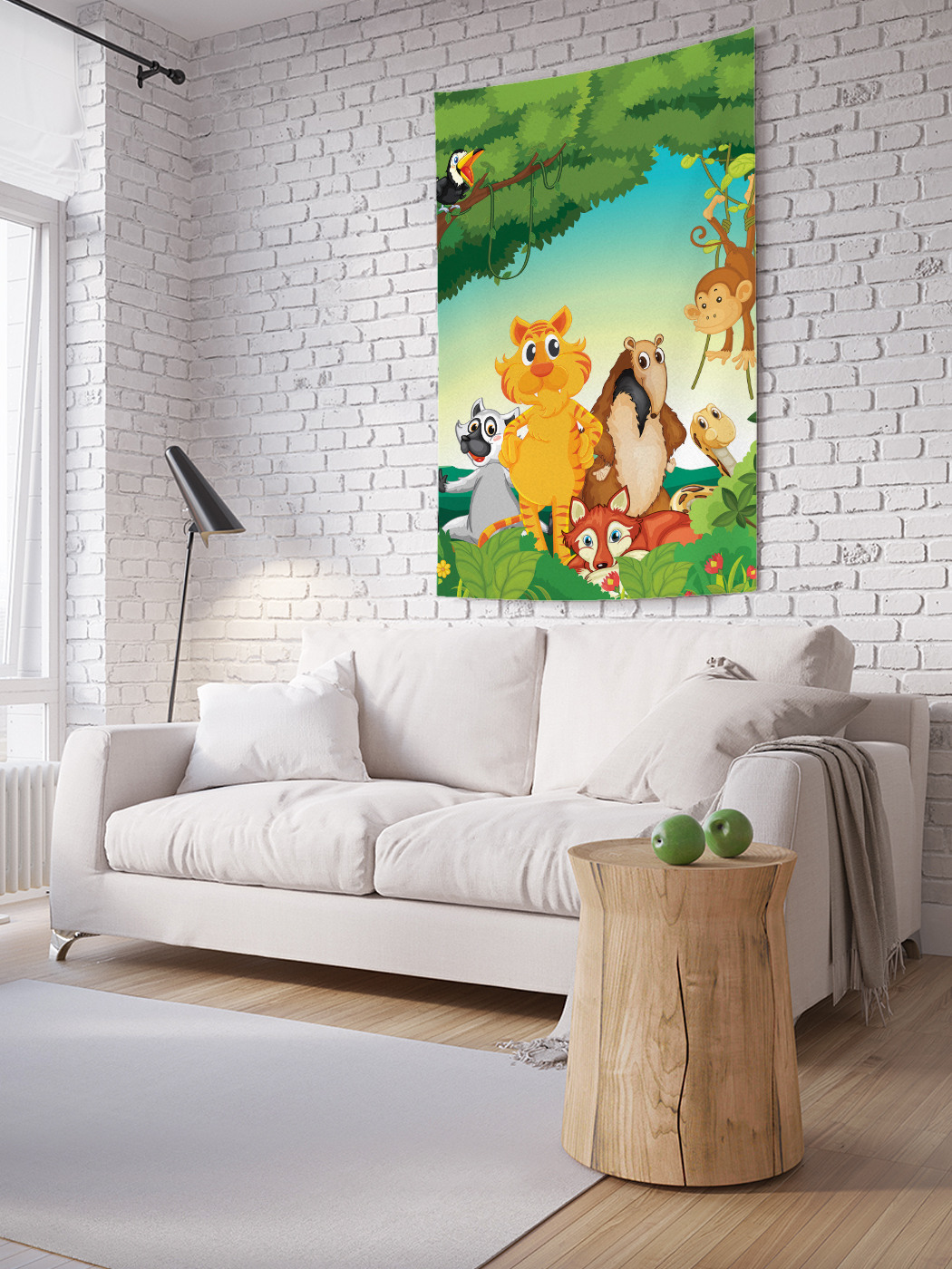 Вертикальное фотопанно на стену JoyArty Животные в джунглях 150x200 см, Животные в джунглях
Вертикальное фотопанно на стену JoyArty Животные в джунглях 150x200 см, Животные в джунглях