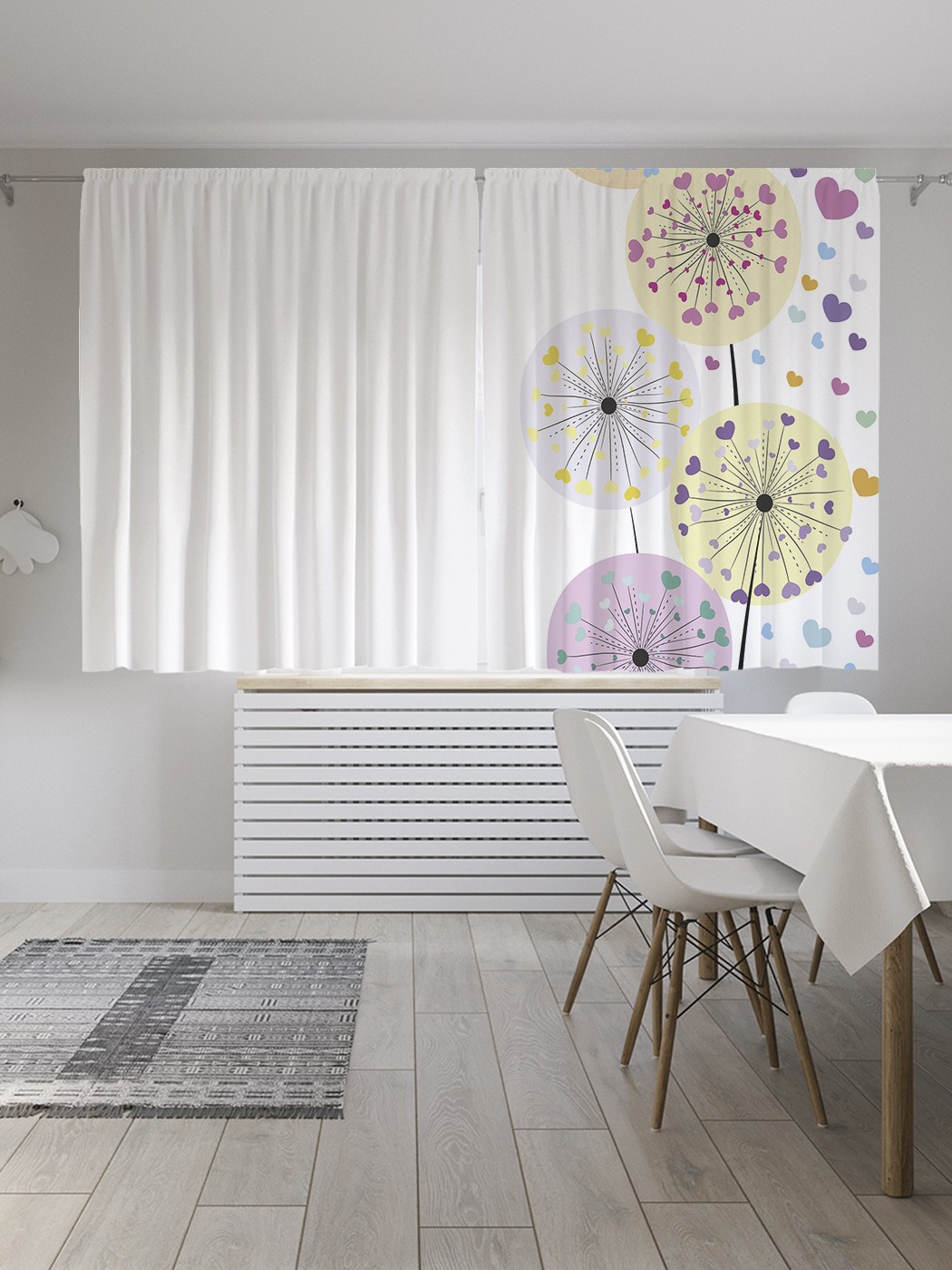 Классические шторы JoyArty "Любовные одуванчики", серия Oxford DeLux, 2 полотна 145x180 см, Любовные одуванчики
Классические шторы JoyArty "Любовные одуванчики", серия Oxford DeLux, 2 полотна 145x180 см, Любовные одуванчики