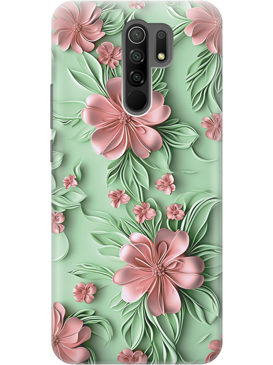 Силиконовый чехол на Xiaomi Redmi 9 с принтом "Розовые цветы на мятном фоне", Прозрачный;зеленый;розовый, 723276721
Силиконовый чехол на Xiaomi Redmi 9 с принтом "Розовые цветы на мятном фоне", Прозрачный;зеленый;розовый, 723276721