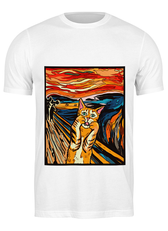 Футболка мужская Printio Крик кота - пародия на эдварда мунка белая 2XL, Белый, Крик кота - пародия на эдварда мунка
Футболка мужская Printio Крик кота - пародия на эдварда мунка белая 2XL, Белый, Крик кота - пародия на эдварда мунка