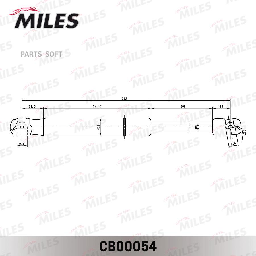Упор Газовый Miles Cb00054 Hyundai Tucson 04- / Амортизатор Багажника Miles арт. CB00054
Упор Газовый Miles Cb00054 Hyundai Tucson 04- / Амортизатор Багажника Miles арт. CB00054