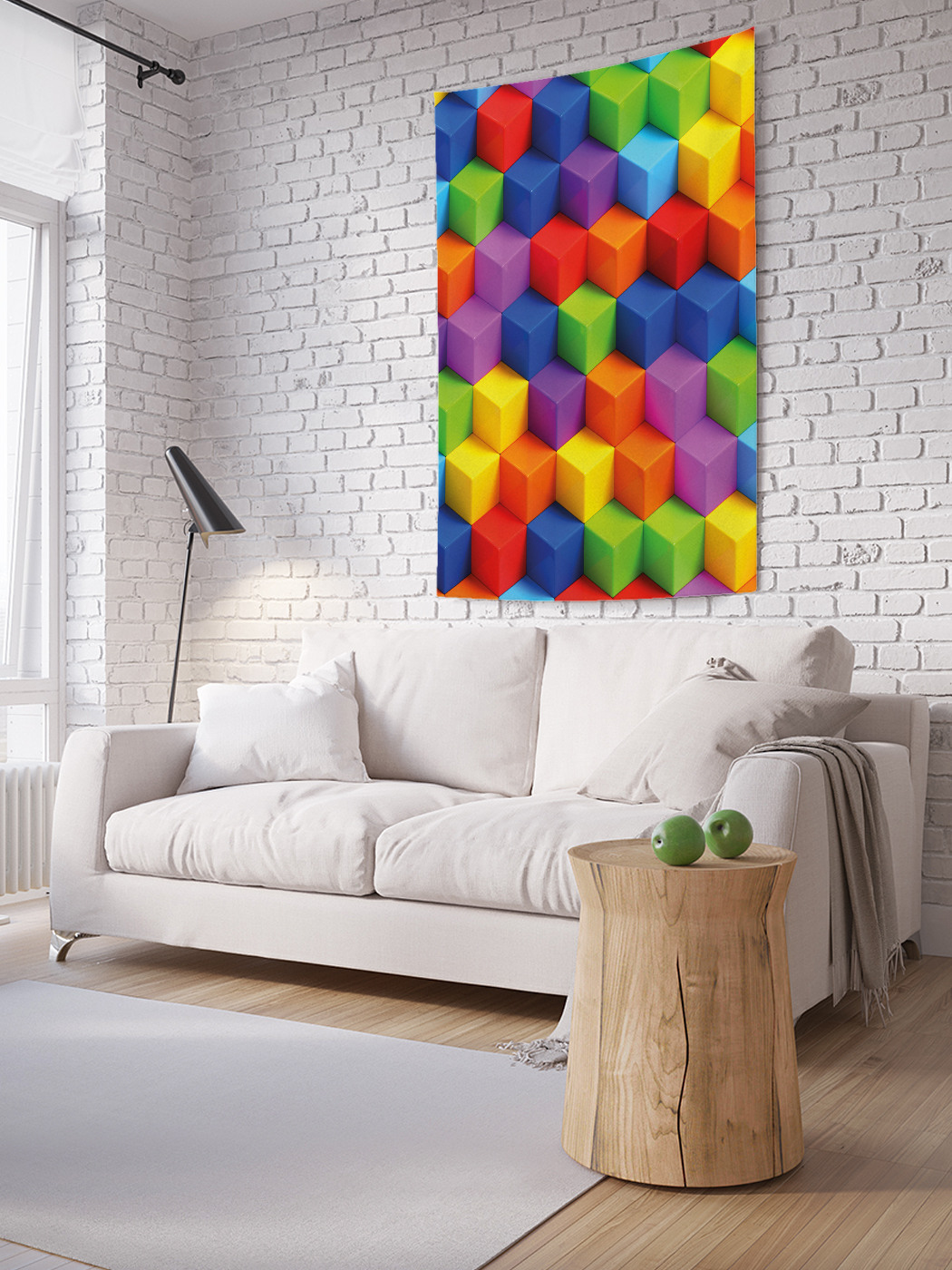 Вертикальное фотопанно на стену JoyArty Разноцветные кубики 150x200 см, Разноцветные кубики
Вертикальное фотопанно на стену JoyArty Разноцветные кубики 150x200 см, Разноцветные кубики