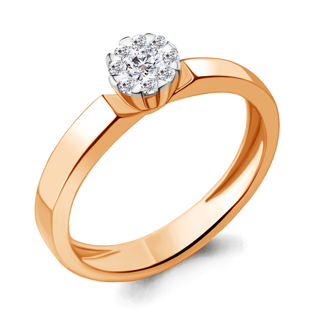 Кольцо из красного золота с бриллиантом Aquamarine Aquamarine 961620к_585_кз р. 17,5, 961620к_585_кз
Кольцо из красного золота с бриллиантом Aquamarine Aquamarine 961620к_585_кз р. 17,5, 961620к_585_кз