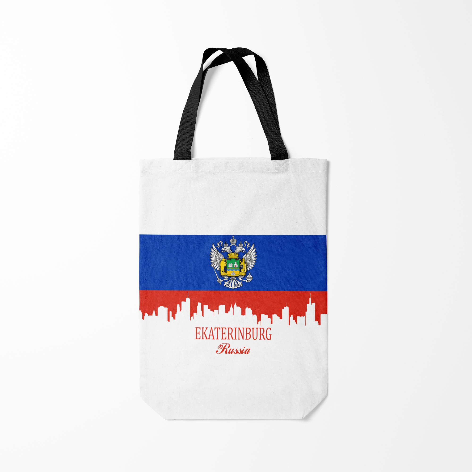 Сумка шoппер унисекс Burnettie Флаг РФ с гербом Екатеринбурга, белый, Флаг РФ с гербом Екатеринбурга
Сумка шoппер унисекс Burnettie Флаг РФ с гербом Екатеринбурга, белый, Флаг РФ с гербом Екатеринбурга