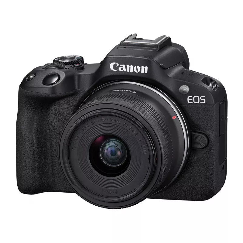 Фотоаппарат беззеркальный Canon EOS R50 Kit RF-S 18-45mm F4.5-6.3 IS STM Black, EOS R50 Kit RF-S 18-45mm F4.5-6.3 IS STM
Фотоаппарат беззеркальный Canon EOS R50 Kit RF-S 18-45mm F4.5-6.3 IS STM Black, EOS R50 Kit RF-S 18-45mm F4.5-6.3 IS STM
