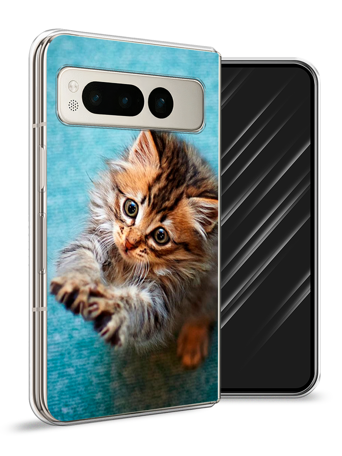 Чехол Awog на Google Pixel Fold "Котенок просит есть", Бирюзовый;коричневый;белый, 271850-1
Чехол Awog на Google Pixel Fold "Котенок просит есть", Бирюзовый;коричневый;белый, 271850-1