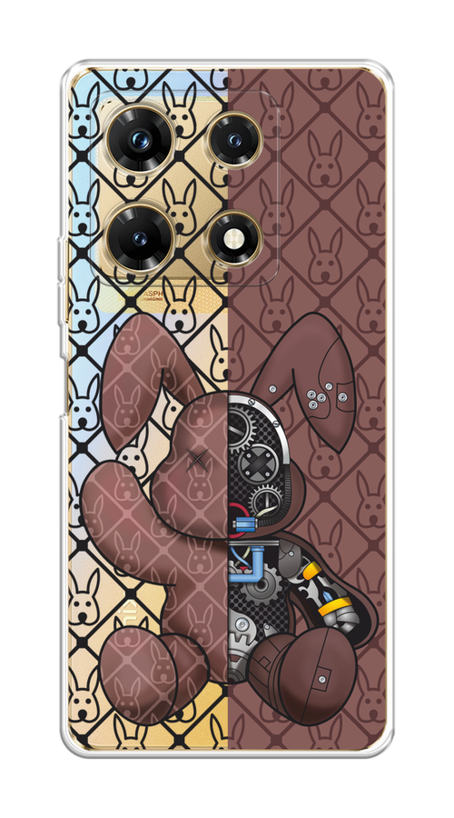 Чехол Homey на Infinix Note 30 Pro "Киборг-заяц шоколадный", Коричневый;черный;прозрачный, 3104550-1
Чехол Homey на Infinix Note 30 Pro "Киборг-заяц шоколадный", Коричневый;черный;прозрачный, 3104550-1