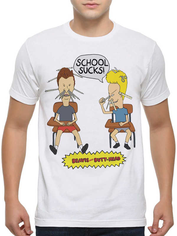 Футболка мужская DreamShirts Studio Бивис и Баттхед - Учеба - отстой / белая XL, Белый, Бивис и Баттхед - "Учеба - отстой" /
Футболка мужская DreamShirts Studio Бивис и Баттхед - Учеба - отстой / белая XL, Белый, Бивис и Баттхед - "Учеба - отстой" /