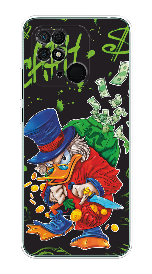 Чехол Homey на Xiaomi Redmi 10C "Скрудж Макдак с мешком денег", Красный;синий;зеленый;черный, 313450-1
Чехол Homey на Xiaomi Redmi 10C "Скрудж Макдак с мешком денег", Красный;синий;зеленый;черный, 313450-1