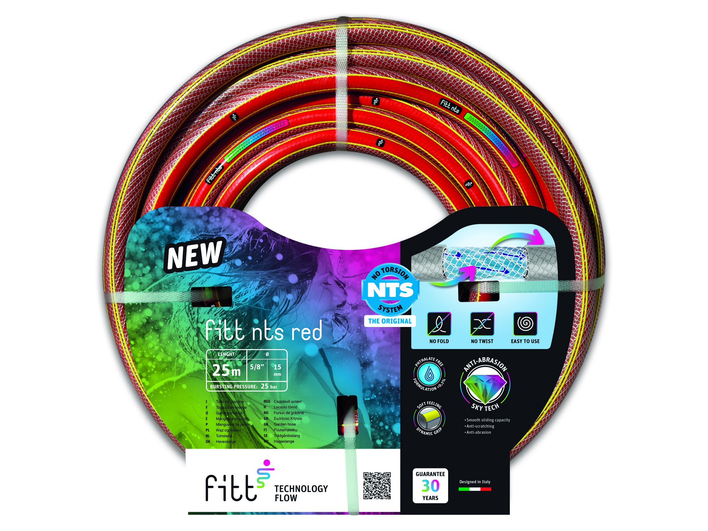 FITT NTS RED 5 8 15м 6-слойный нетоксичный садовый шланг цвета RED, оригинальный и совр
FITT NTS RED 5 8 15м 6-слойный нетоксичный садовый шланг цвета RED, оригинальный и совр