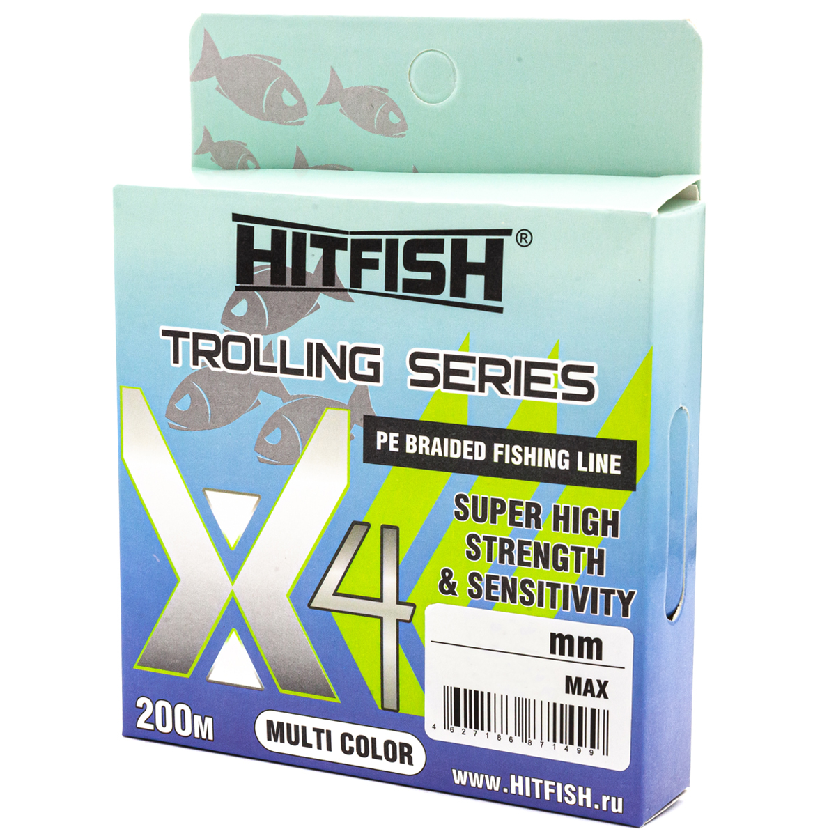 Леска плетеная Hitfish X4 Trolling Series 0,35 мм, 200 м, 22,3 кг, разноцветная, Разноцветный, X4 TROLLING Series
Леска плетеная Hitfish X4 Trolling Series 0,35 мм, 200 м, 22,3 кг, разноцветная, Разноцветный, X4 TROLLING Series