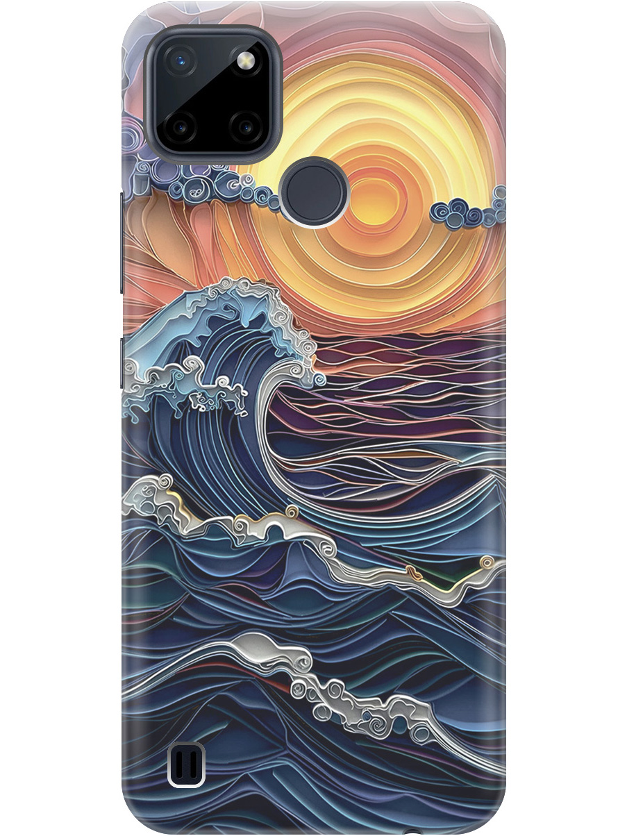 Силиконовый чехол на Realme C21Y с принтом "Волны на закате", Прозрачный;оранжевый;синий, 735001110
Силиконовый чехол на Realme C21Y с принтом "Волны на закате", Прозрачный;оранжевый;синий, 735001110