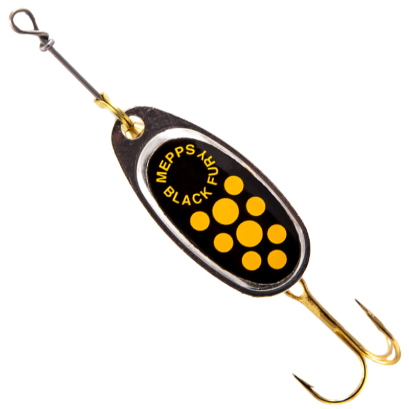 Блесна Mepps BLACK FURY AG/Yellow № цв. серебро, чёрная наклейка с жёлтыми точками 3.5гр, Черный;желтый, Black Fury OldFish NEW 2022
Блесна Mepps BLACK FURY AG/Yellow № цв. серебро, чёрная наклейка с жёлтыми точками 3.5гр, Черный;желтый, Black Fury OldFish NEW 2022