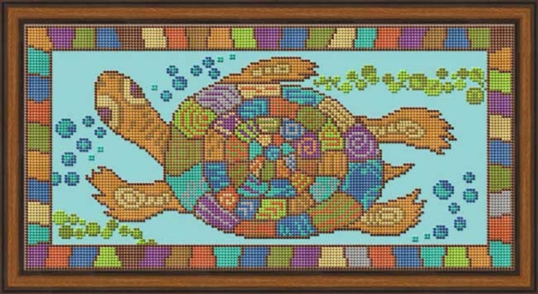 Набор для вышивания бисером GALLA COLLECTION Черепаха 35х18 см, арт.А402, _Наборы для вышивки
Набор для вышивания бисером GALLA COLLECTION Черепаха 35х18 см, арт.А402, _Наборы для вышивки
