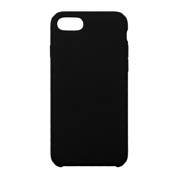 фото Чехол interstep soft-t metal для apple iphone 8 black