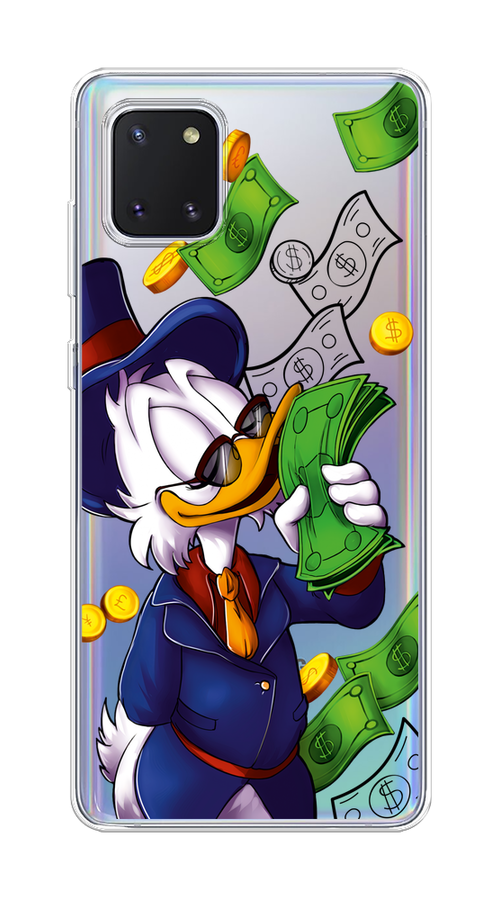 Чехол на Samsung Galaxy Note 10 Lite "Scrooge McDuck with Money", Синий;зеленый;белый, 29150-6
Чехол на Samsung Galaxy Note 10 Lite "Scrooge McDuck with Money", Синий;зеленый;белый, 29150-6