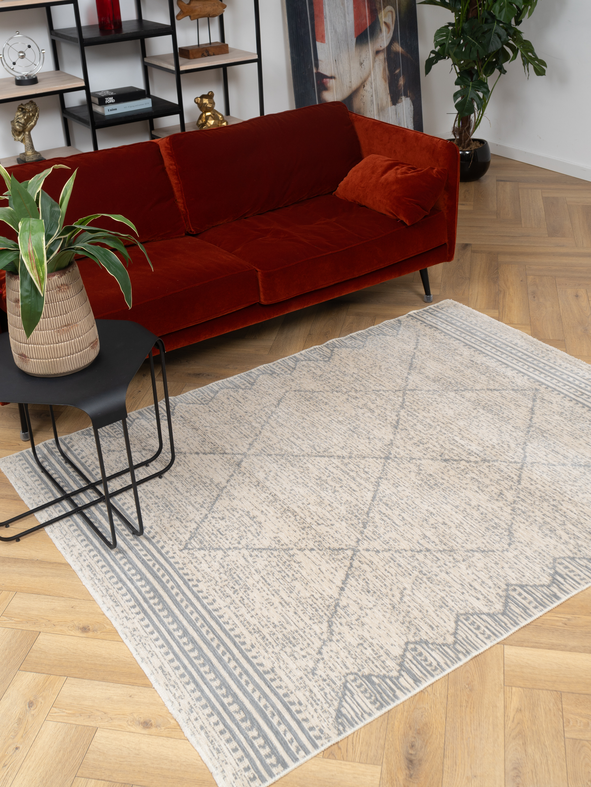 Ковер CosyRoom Rubine 200х290, безворсовый, комнатный, напольный, турецкий, хлопковый
Ковер CosyRoom Rubine 200х290, безворсовый, комнатный, напольный, турецкий, хлопковый