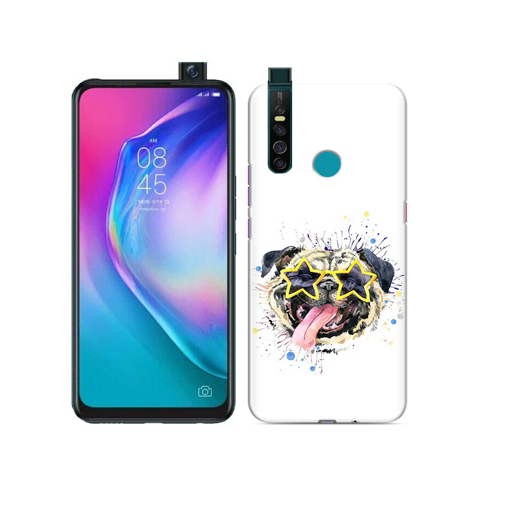 Чехол MyPads Tocco для Tecno Camon 15 Pro мопс боксер, Прозрачный, Tocco 
Чехол MyPads Tocco для Tecno Camon 15 Pro мопс боксер, Прозрачный, Tocco