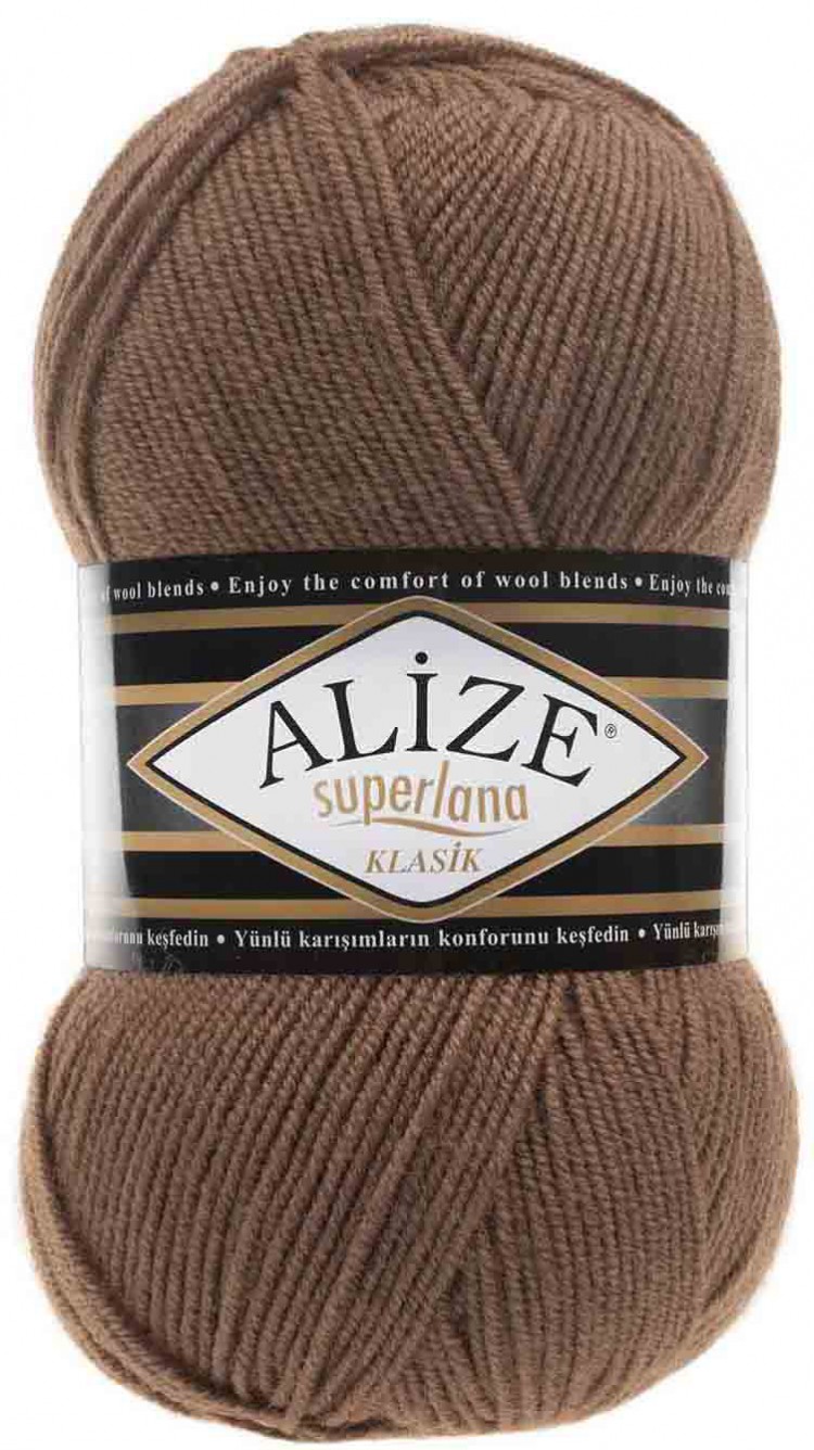 Пряжа Alize ALIZE-Superlana klasik-584 Superlana klasik кофе с молоком, Коричневый, Superlana klasik
Пряжа Alize ALIZE-Superlana klasik-584 Superlana klasik кофе с молоком, Коричневый, Superlana klasik