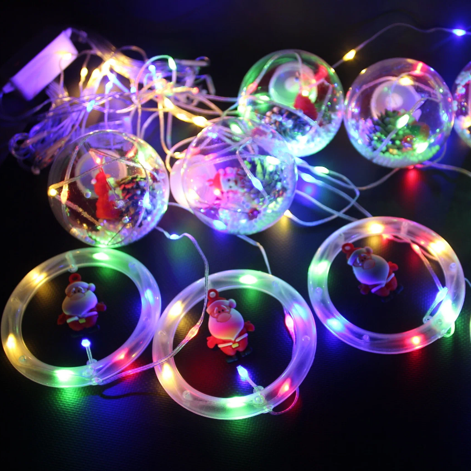Световая гирлянда новогодняя Merry Christmas Шар и кольца 15102 3 м разноцветный/RGB, Шар и кольца
Световая гирлянда новогодняя Merry Christmas Шар и кольца 15102 3 м разноцветный/RGB, Шар и кольца